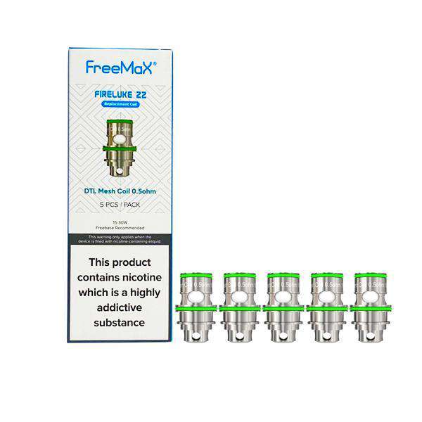Freemax Coils DTL Mesh Coil 0.5 Ohm Freemax Fireluke 22 Coils