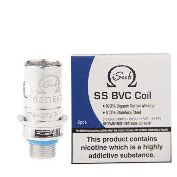 Innokin Coils 0.5 Ohm Innokin Isub SS BVC Coils