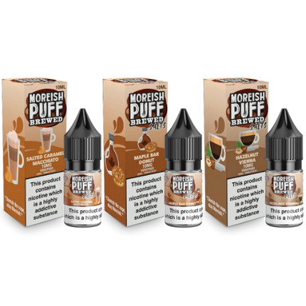Moreish Puff Salt - Brewed - 10mg - 10ml