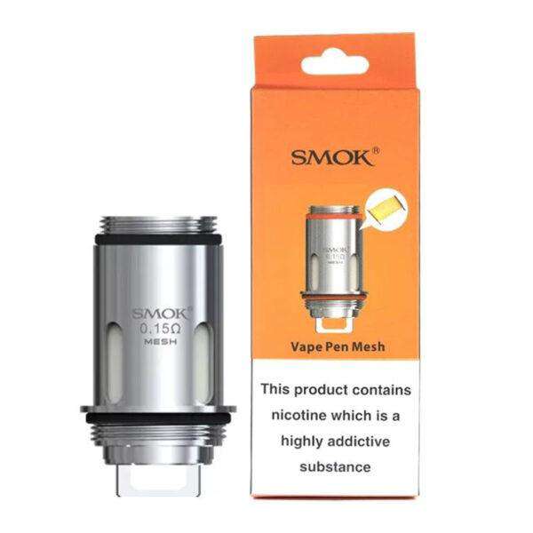 Smok Coils 0.15 Ohm (Mesh) Smok Vape Pen Mesh Replacement Coils
